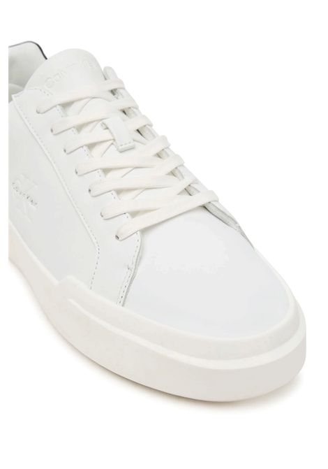 Scarpe Tommy Hilfiger Chunky Cupsole LaceUp LTH Bianco Nero Uomo CALVIN KLEIN | Sneakers | YM0YM01344-01W